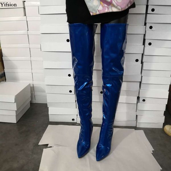 olomm new arrival women spring over the knee boots thin high heels boots pointed toe blue party shoes women plus us size 5-15, Black
olomm new arrival women spring over the knee boots thin high heels boots pointed toe blue party shoes women plus us size 5-15, Black