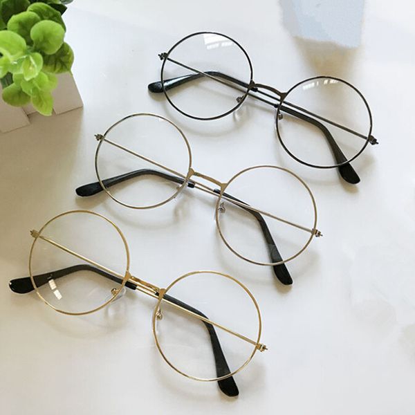 2018 retro new man woman large round glasses transparent metal eyeglass frame black silver gold spectacles eyeglasses 3 colors
2018 retro new man woman large round glasses transparent metal eyeglass frame black silver gold spectacles eyeglasses 3 colors