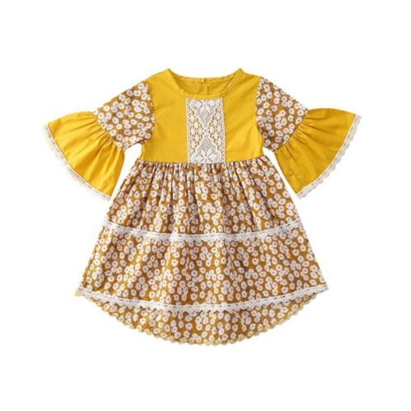 pudcoco children girls sweet floral print dresses long sleeve bottoming clothing 1-5y, Red;yellow
pudcoco children girls sweet floral print dresses long sleeve bottoming clothing 1-5y, Red;yellow