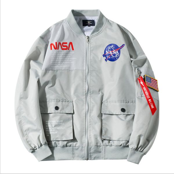 2019 new nasa flight pilot mens designer jackets casual ma1 bomber jacket autumn letter printed windbreaker mens outerwear, Black;brown
2019 new nasa flight pilot mens designer jackets casual ma1 bomber jacket autumn letter printed windbreaker mens outerwear, Black;brown