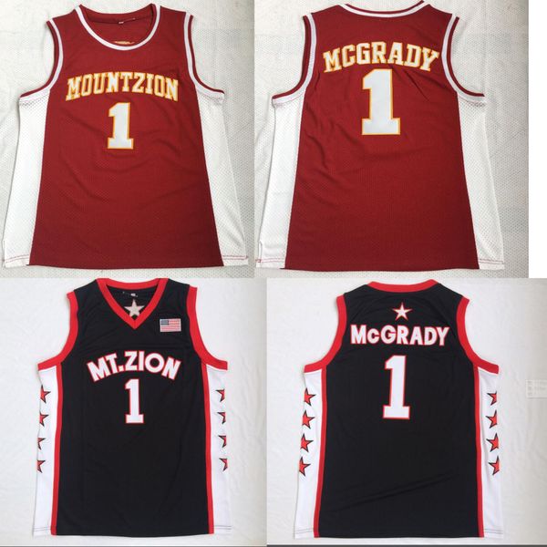 mens tracy mcgrady #1 t-mac mount zion christian high school basketball jersey mt.zion black red stitched jerseys
mens tracy mcgrady #1 t-mac mount zion christian high school basketball jersey mt.zion black red stitched jerseys