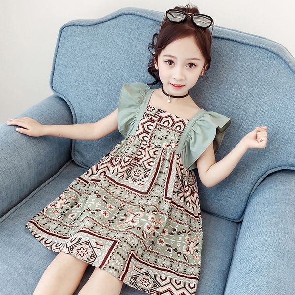 girls' summer dresses 2020 new national style children's clothing chinese style sling princess, Red;yellow
girls' summer dresses 2020 new national style children's clothing chinese style sling princess, Red;yellow