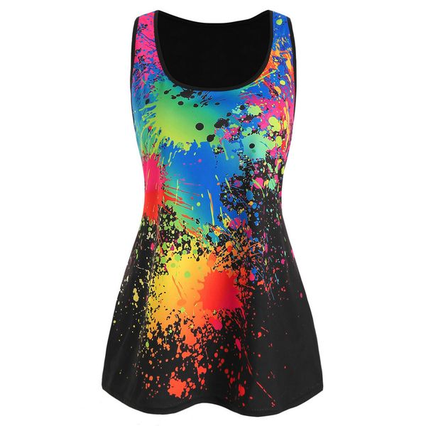 летняя женская мода o-образным вырезом без рукавов с брызгами краски tie dye print tank top debardeur femme camisetas mujer manga corta blan, White
летняя женская мода o-образным вырезом без рукавов с брызгами краски tie dye print tank top debardeur femme camisetas mujer manga corta blan, White