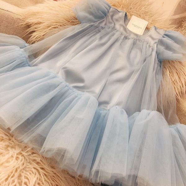 wholesale girl princess dress 2020 summer new ruffle tulle light blue flare sleeve party dress children clothing db001, Red;yellow
wholesale girl princess dress 2020 summer new ruffle tulle light blue flare sleeve party dress children clothing db001, Red;yellow