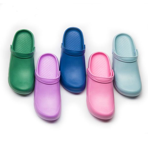 dotor surgery shoes anti slip nurse shoes solid color light weight super non-skidding slippers chef kitchen work, Black
dotor surgery shoes anti slip nurse shoes solid color light weight super non-skidding slippers chef kitchen work, Black