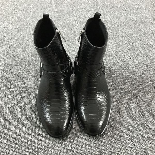western style ring dragon dragon scale black men boots genuine leather balck zipper businessmen boots
western style ring dragon dragon scale black men boots genuine leather balck zipper businessmen boots