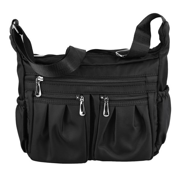 casual nylon bag shoulder bags messenger multilayer bag waterproof nylon lady mom casual handbag black
casual nylon bag shoulder bags messenger multilayer bag waterproof nylon lady mom casual handbag black