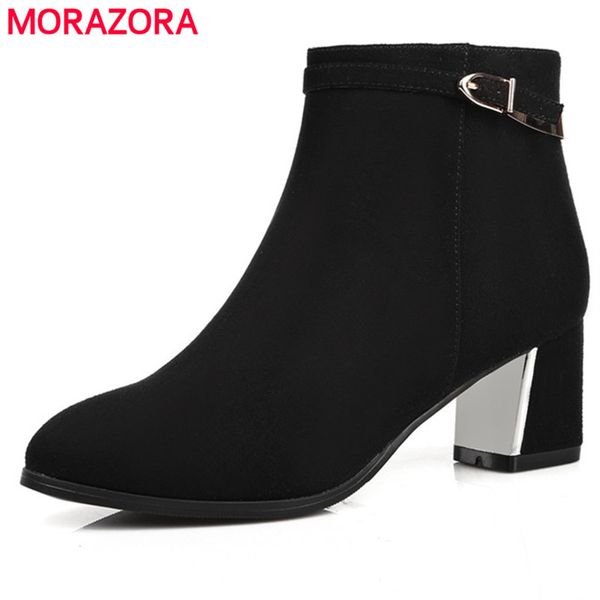 morazora 2020 new arrive fashion shoes woman ankle boots for women in spring autumn high heels womens boots big size 34-43, Black
morazora 2020 new arrive fashion shoes woman ankle boots for women in spring autumn high heels womens boots big size 34-43, Black