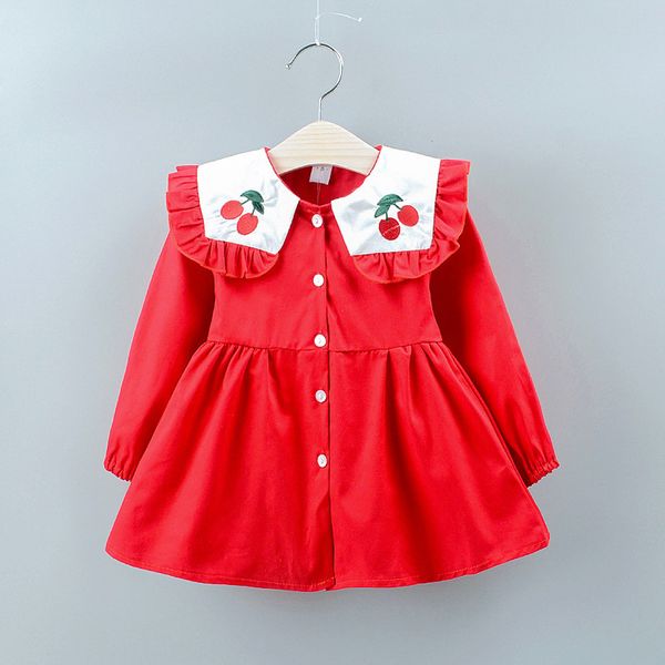 baby girls dress 1 to 2 years 2019 autumn long sleeve cherry print party princess dress for girls birthday bebek elbise, Red;yellow
baby girls dress 1 to 2 years 2019 autumn long sleeve cherry print party princess dress for girls birthday bebek elbise, Red;yellow