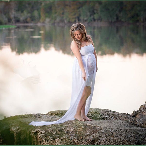 summer lace maternity dresses for p shoot off-shoulder fitting pregnancy dress with cape vestido embarazada, White
summer lace maternity dresses for p shoot off-shoulder fitting pregnancy dress with cape vestido embarazada, White