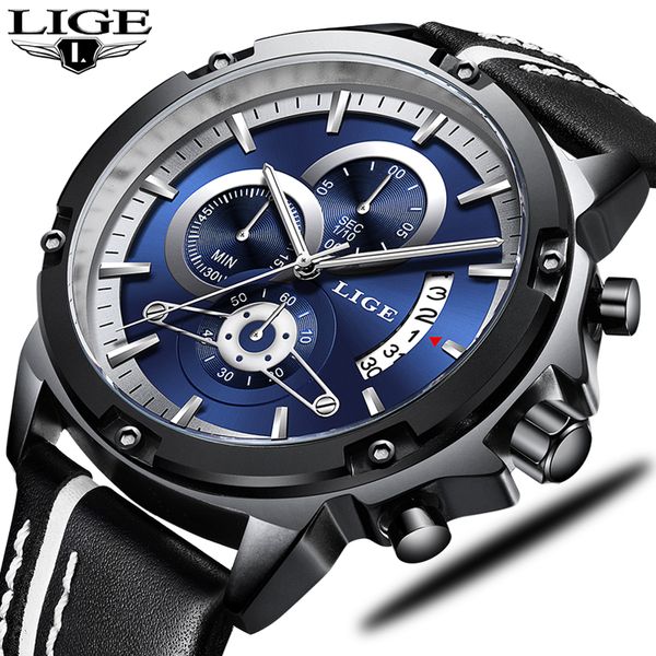 lige new men's watches gold dial leather watch strap quartz wrist watch waterproof clock relogio masculino reloj hombre 2018, Slivery;brown
lige new men's watches gold dial leather watch strap quartz wrist watch waterproof clock relogio masculino reloj hombre 2018, Slivery;brown