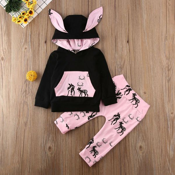fall autumn 0-24m newborn baby boys girls deer ear hooded long pants spring jumpsuit outfits sets, White
fall autumn 0-24m newborn baby boys girls deer ear hooded long pants spring jumpsuit outfits sets, White