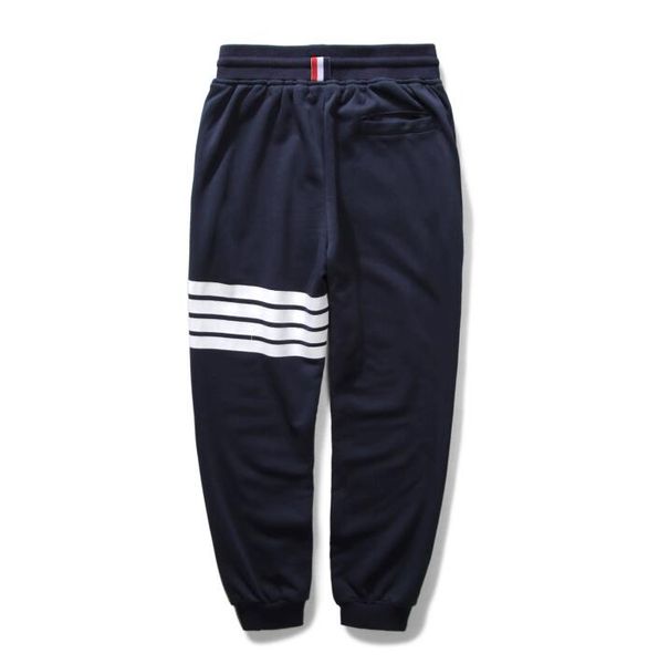 high new novelty 19ss men elegant comfortable classic striped 4 white casual pants sweatpants #a17, Black 
high new novelty 19ss men elegant comfortable classic striped 4 white casual pants sweatpants #a17, Black