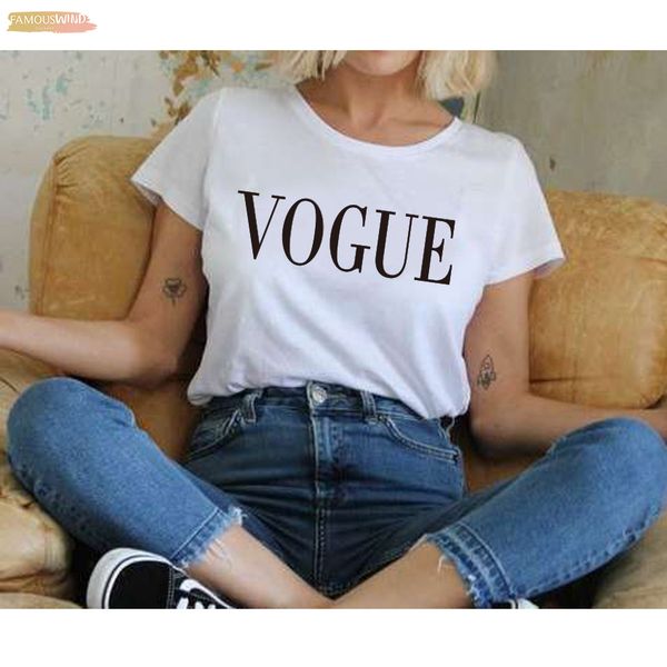 fashion vogue letter printed t-shirts women for tee t shirt women crew neck tumblr black white kawaii short sleeve
fashion vogue letter printed t-shirts women for tee t shirt women crew neck tumblr black white kawaii short sleeve