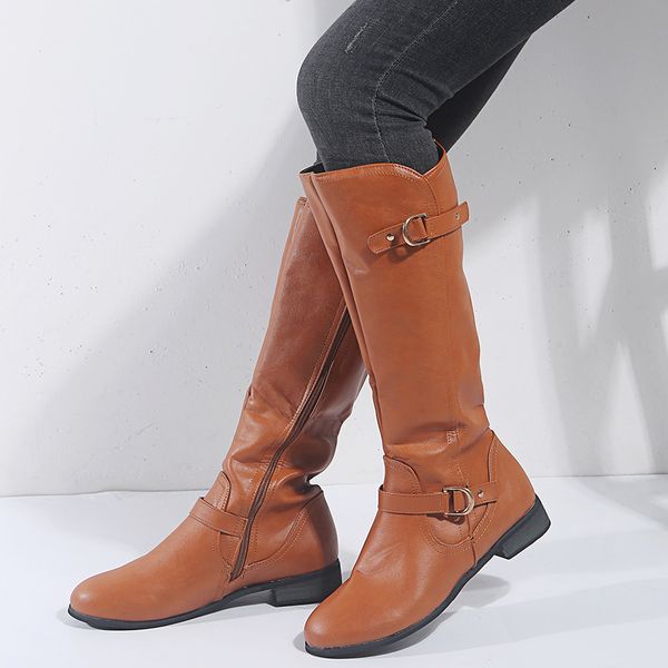 oeak women boots women solid high heel boots pu leather for big size 35-43 ladies buckle bota feminina, Black
oeak women boots women solid high heel boots pu leather for big size 35-43 ladies buckle bota feminina, Black