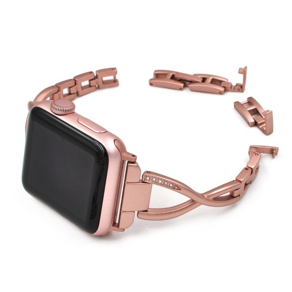 adjustable stainless steel watch strap for apple watch series 1 2 3 4 5 metal bracelet band for iwatch 38mm 40mm 42mm 44mm watch straps
adjustable stainless steel watch strap for apple watch series 1 2 3 4 5 metal bracelet band for iwatch 38mm 40mm 42mm 44mm watch straps
