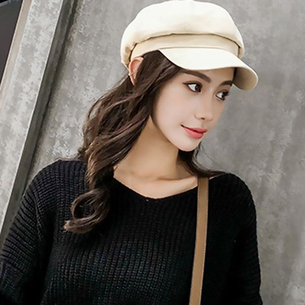 women winter warm solid color octagonal cap peaked painter retro style plain beret pumpkin hat, Blue;gray
women winter warm solid color octagonal cap peaked painter retro style plain beret pumpkin hat, Blue;gray