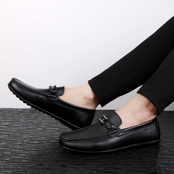 cow leather men shoes outdoor fashion men casual footwear chaussures loafers moccasins slip on lazy shoes zapatos hombre l4, Black
cow leather men shoes outdoor fashion men casual footwear chaussures loafers moccasins slip on lazy shoes zapatos hombre l4, Black
