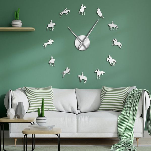wall clock rider riding wall clock 3d acrylic mirror european-style living room oversized
wall clock rider riding wall clock 3d acrylic mirror european-style living room oversized
