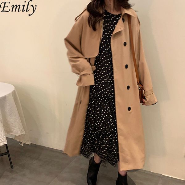 2020 new spring selling women's fashion casual trench coat korean style ladies jacket single-breasted outwear with pocket, Tan;black
2020 new spring selling women's fashion casual trench coat korean style ladies jacket single-breasted outwear with pocket, Tan;black