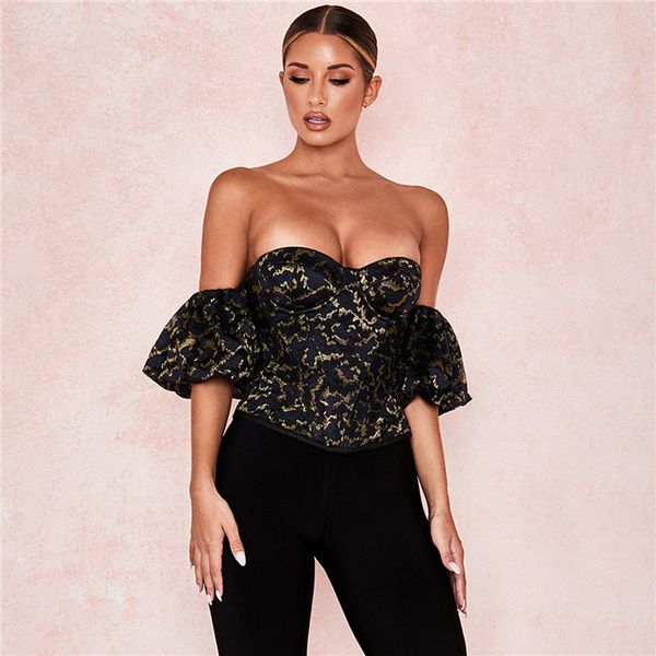 ladies designer solid color lace shoulder t shirt fashion tube puff sleeveless slim fit tees, White
ladies designer solid color lace shoulder t shirt fashion tube puff sleeveless slim fit tees, White
