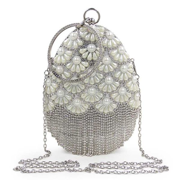 new vintage beaded egg shaped evening bag rhinestone diamond clutch purse wedding pearl women tassel shoulder bracelet hand bag
new vintage beaded egg shaped evening bag rhinestone diamond clutch purse wedding pearl women tassel shoulder bracelet hand bag