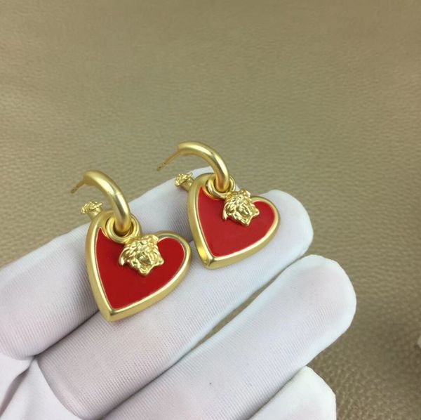 fashion luxury golden circle earrings red love pendant beautiful elegant lady dinner party gift, Golden;silver
fashion luxury golden circle earrings red love pendant beautiful elegant lady dinner party gift, Golden;silver