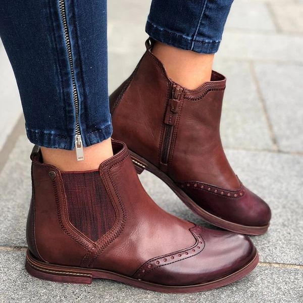 monerffi fashion autumn winter women boots pu female side zipper boot vintage fashion ankle high heeled snow shoes boot feminina, Black
monerffi fashion autumn winter women boots pu female side zipper boot vintage fashion ankle high heeled snow shoes boot feminina, Black