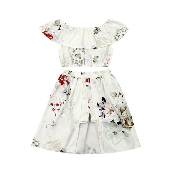 6m-4y toddler kid baby girls clothes set ruffles + skrits outfits summer children girls clothing costumes, White
6m-4y toddler kid baby girls clothes set ruffles + skrits outfits summer children girls clothing costumes, White