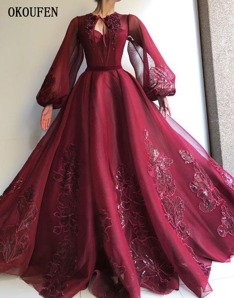 burgundy prom evening dresses 2019 modest long puff sleeves caftan dubai arabic ruffles tie formal party gowns for women vestido, White;black
burgundy prom evening dresses 2019 modest long puff sleeves caftan dubai arabic ruffles tie formal party gowns for women vestido, White;black