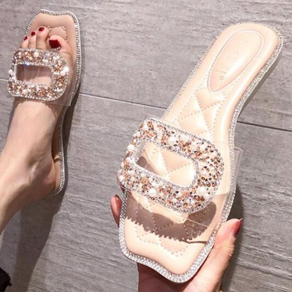 summer new fashion flat rhinestone female outdoor slippers non-slip beach sandals ladies casual comfy pearl slides chinelo xx333, Black
summer new fashion flat rhinestone female outdoor slippers non-slip beach sandals ladies casual comfy pearl slides chinelo xx333, Black