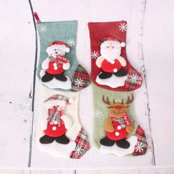 new brief christmas stocking sock santa claus candy gift bag xmas tree hanging decor home party festive decoration
new brief christmas stocking sock santa claus candy gift bag xmas tree hanging decor home party festive decoration
