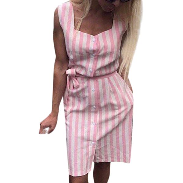 summer dress women party nigh blue striped party knee-length dress pink sleeveless dresses blet vintage women clothes, Black;gray
summer dress women party nigh blue striped party knee-length dress pink sleeveless dresses blet vintage women clothes, Black;gray