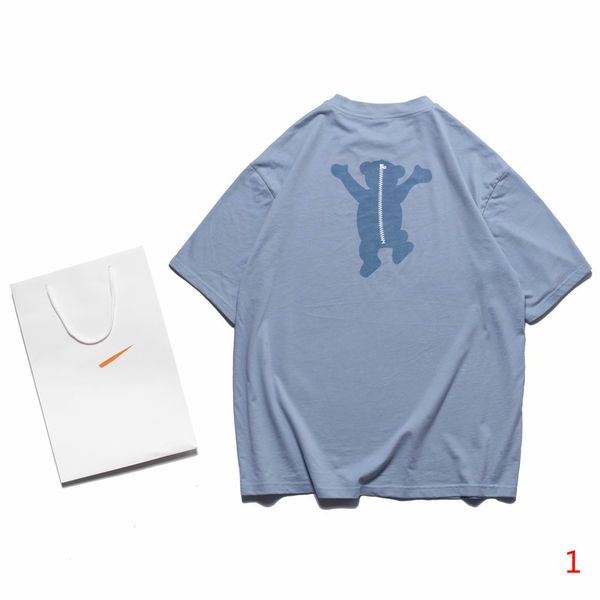 mens womens t shirt 20s fashion casual summer short sleeves blue clothing sl200601, White
mens womens t shirt 20s fashion casual summer short sleeves blue clothing sl200601, White