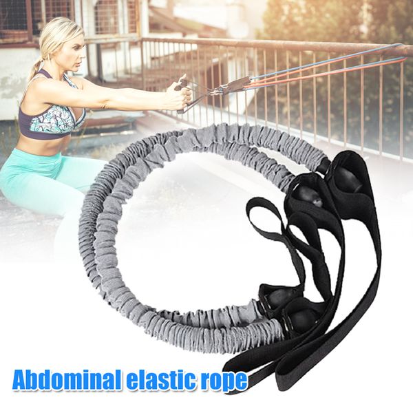 elastic pull rope resistance band abdominal exercise training for fitness sports home h7jp