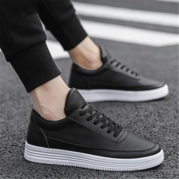 new spring and autumn men's shoes wild white shoes low to help breathable casual non-slip resistant sports 752, Black
new spring and autumn men's shoes wild white shoes low to help breathable casual non-slip resistant sports 752, Black