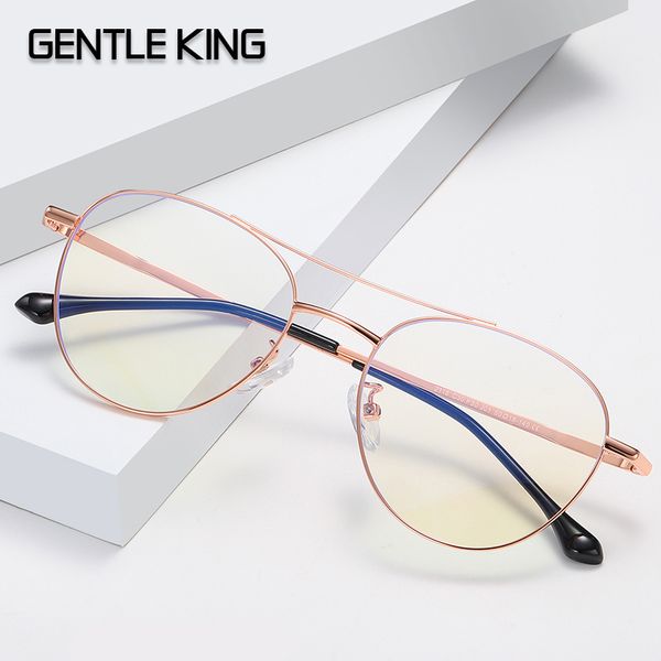 gentle king blue light blocking glasses metal round glasses for computer men women anti blue eyeglasses frame, White;black
gentle king blue light blocking glasses metal round glasses for computer men women anti blue eyeglasses frame, White;black
