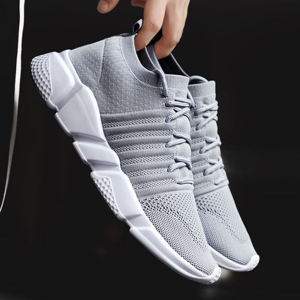 men sneakers lightweight fashion casual shoes men slip on walking socks shoes trainers mesh flat homme big size tenis masculino, Black
men sneakers lightweight fashion casual shoes men slip on walking socks shoes trainers mesh flat homme big size tenis masculino, Black