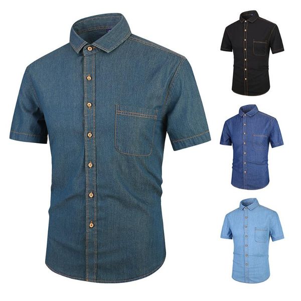 summer mens fashion shirts men solid 100%cotton japan style cowboy shirt men casual short sleeve dress shirt man slim fit blouse, White;black
summer mens fashion shirts men solid 100%cotton japan style cowboy shirt men casual short sleeve dress shirt man slim fit blouse, White;black