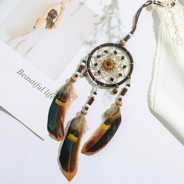 feather crafts dream catcher wind chimes handmade dreamcatcher net with feather for wall hanging car home decor
feather crafts dream catcher wind chimes handmade dreamcatcher net with feather for wall hanging car home decor