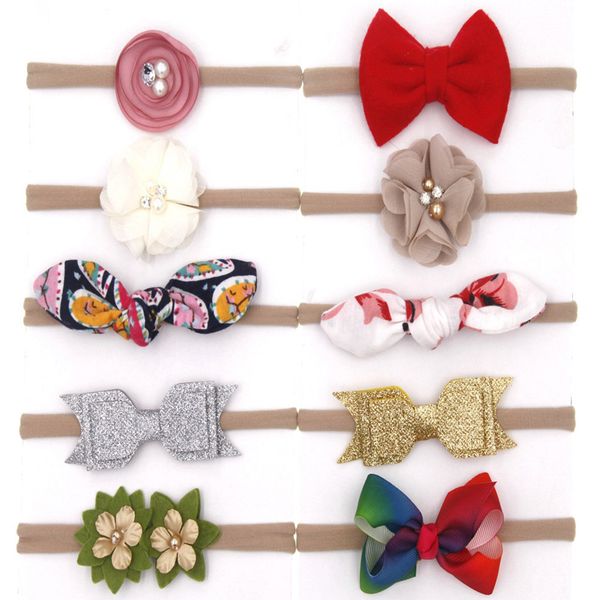 10pcs fashion floral unique newborn elastic toddler cute baby headband gifts cloth kids bowknot girls hair accessories, Slivery;white
10pcs fashion floral unique newborn elastic toddler cute baby headband gifts cloth kids bowknot girls hair accessories, Slivery;white