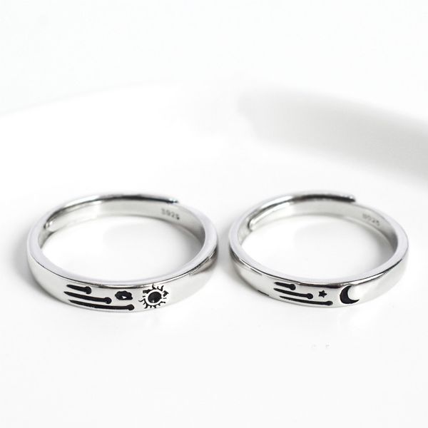 fengxiaoling new fashion couple ring 925 sterling silver sun moon meteor open rings for women luxury designer jewelry, Golden;silver
fengxiaoling new fashion couple ring 925 sterling silver sun moon meteor open rings for women luxury designer jewelry, Golden;silver