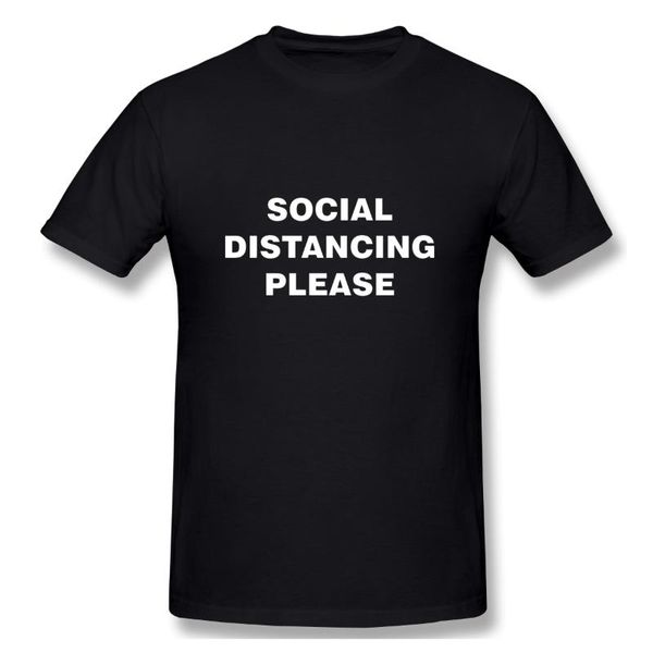 social distancing please men's basic short sleeve t-shirt european size, White;black
social distancing please men's basic short sleeve t-shirt european size, White;black