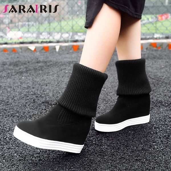 sarairis new ladies sweet thigh high boots women elegant hidden heels boots two kinds over the knee stretch shoes woman, Black
sarairis new ladies sweet thigh high boots women elegant hidden heels boots two kinds over the knee stretch shoes woman, Black