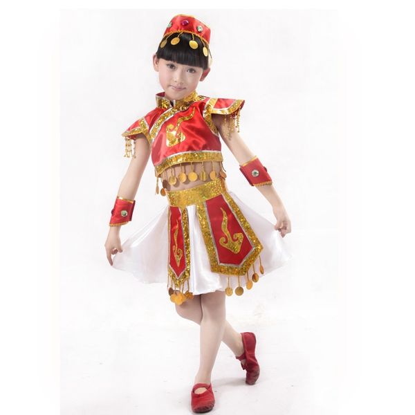 children's ballroom costumes mongolian dance clothing tibetan mongolia dance costume chinese folk skirt with headress, Black;red
children's ballroom costumes mongolian dance clothing tibetan mongolia dance costume chinese folk skirt with headress, Black;red