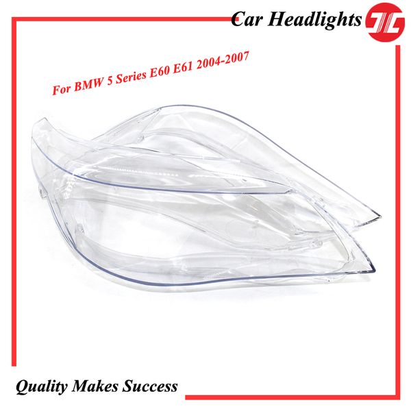 clear auto headlight lampshade transparent lens cover for 5 series e60 e61 530i 540i 2004-07 63127165569/570 car accessories
clear auto headlight lampshade transparent lens cover for 5 series e60 e61 530i 540i 2004-07 63127165569/570 car accessories