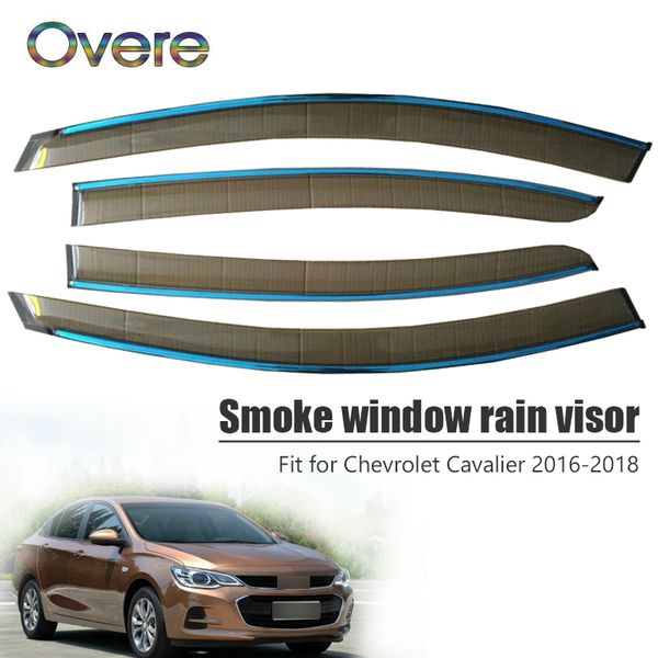 overe 4pcs/1set smoke window rain visor for chevrolet cavalier 2016 2017 2018 styling vent sun deflectors guard accessories
overe 4pcs/1set smoke window rain visor for chevrolet cavalier 2016 2017 2018 styling vent sun deflectors guard accessories