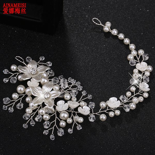 fashion bridal headband wedding hair accessories tiaras handmade flower pearls crystal headpiece for women hair jewelry, Golden;white
fashion bridal headband wedding hair accessories tiaras handmade flower pearls crystal headpiece for women hair jewelry, Golden;white