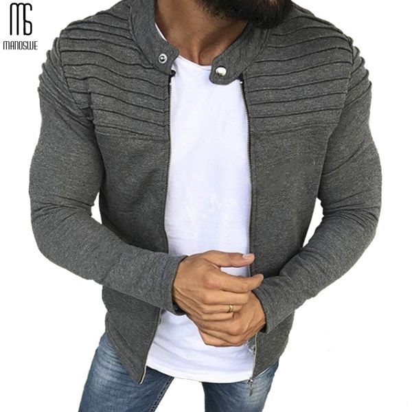 manoswe autumn winter men's outwear sports jacket casual ruched long sleeve pure color zipper jacket cardigan male clothes, Black;brown
manoswe autumn winter men's outwear sports jacket casual ruched long sleeve pure color zipper jacket cardigan male clothes, Black;brown
