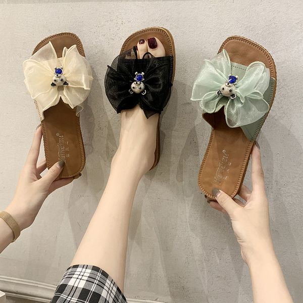 flower butterfly-knot shoes rubber slippers slides summer woman shose women pantofle soft beach 2020 flat, Black
flower butterfly-knot shoes rubber slippers slides summer woman shose women pantofle soft beach 2020 flat, Black